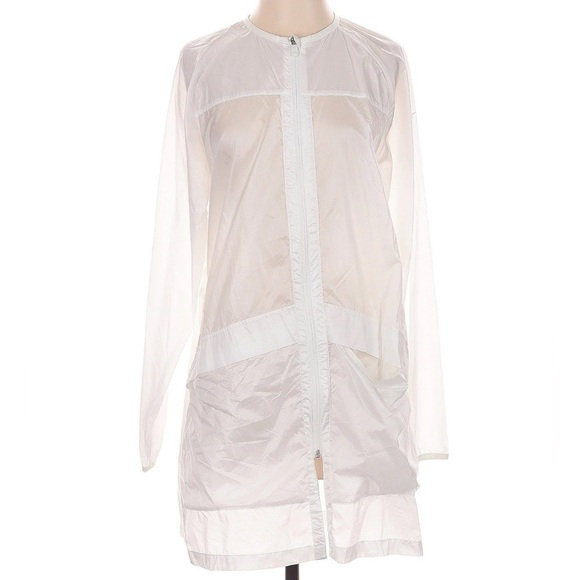 Nike White Lightweight Packable Longline Zip Jacket 648575 Womens S - Picture 4 of 6